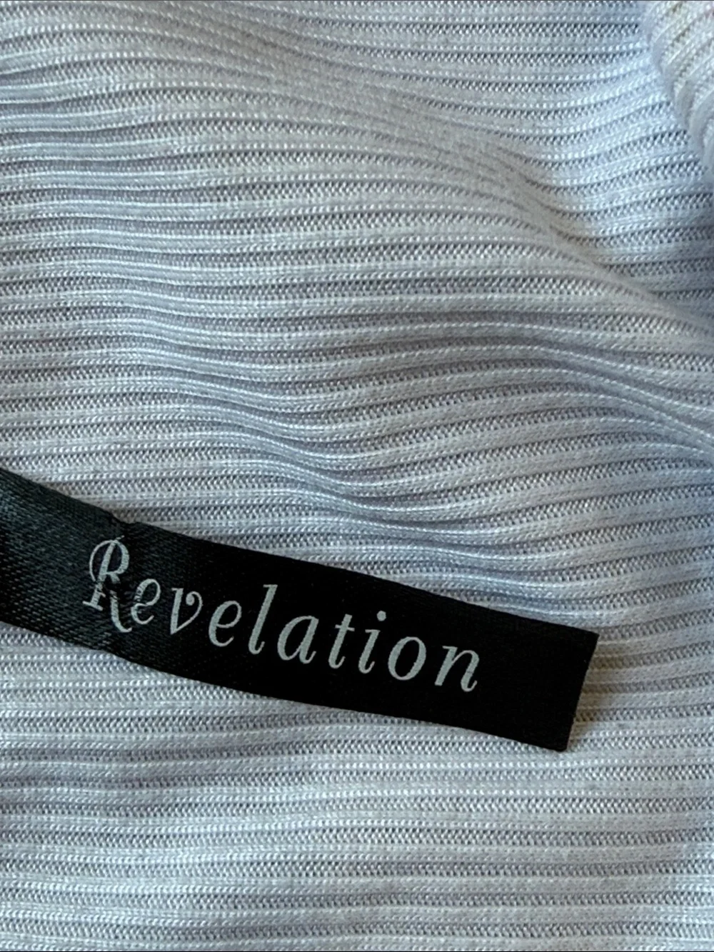Revelation white ribbed